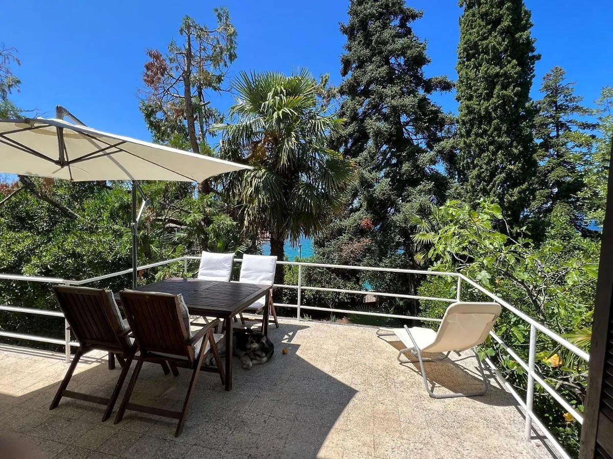 The Red - Beachfront House With A Big, Charming Garden Malinska